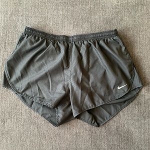Nike Matte Black Athletic Dri Fit Shorts